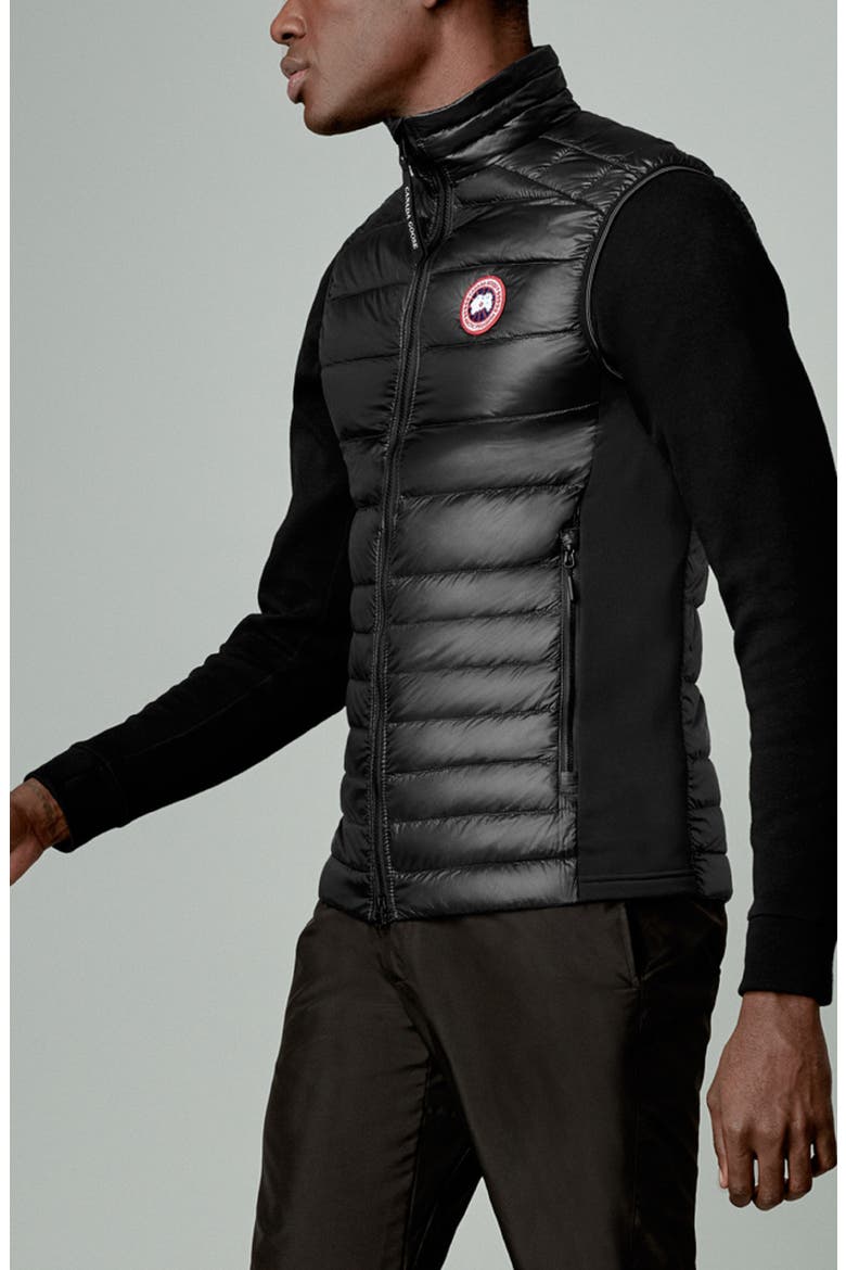 Hybridge Lite 800 Fill Power Down Vest, Alternate, color, BLACK - NOIR