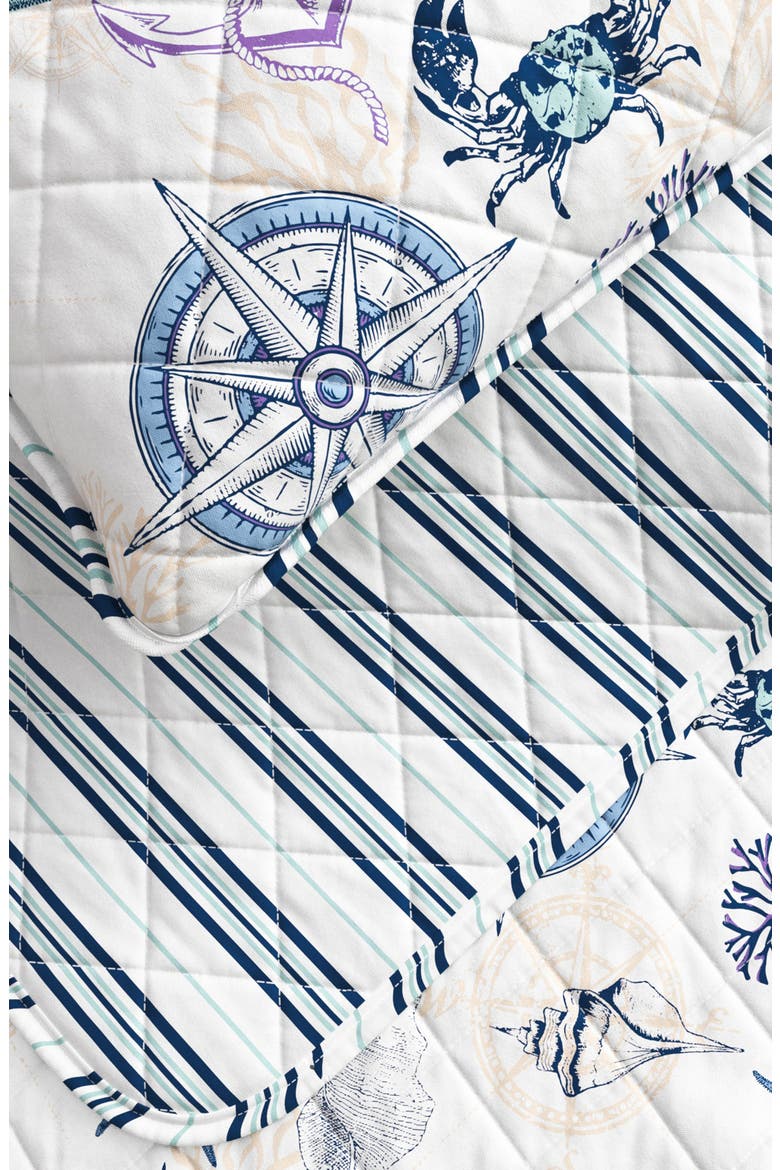 Nautical Theme Quilt Set, Alternate, color, NAUTICAL MOTIF