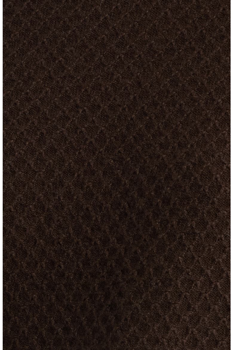 The Gathered Cashmere Sweater, Alternate, color, MAHOGANY