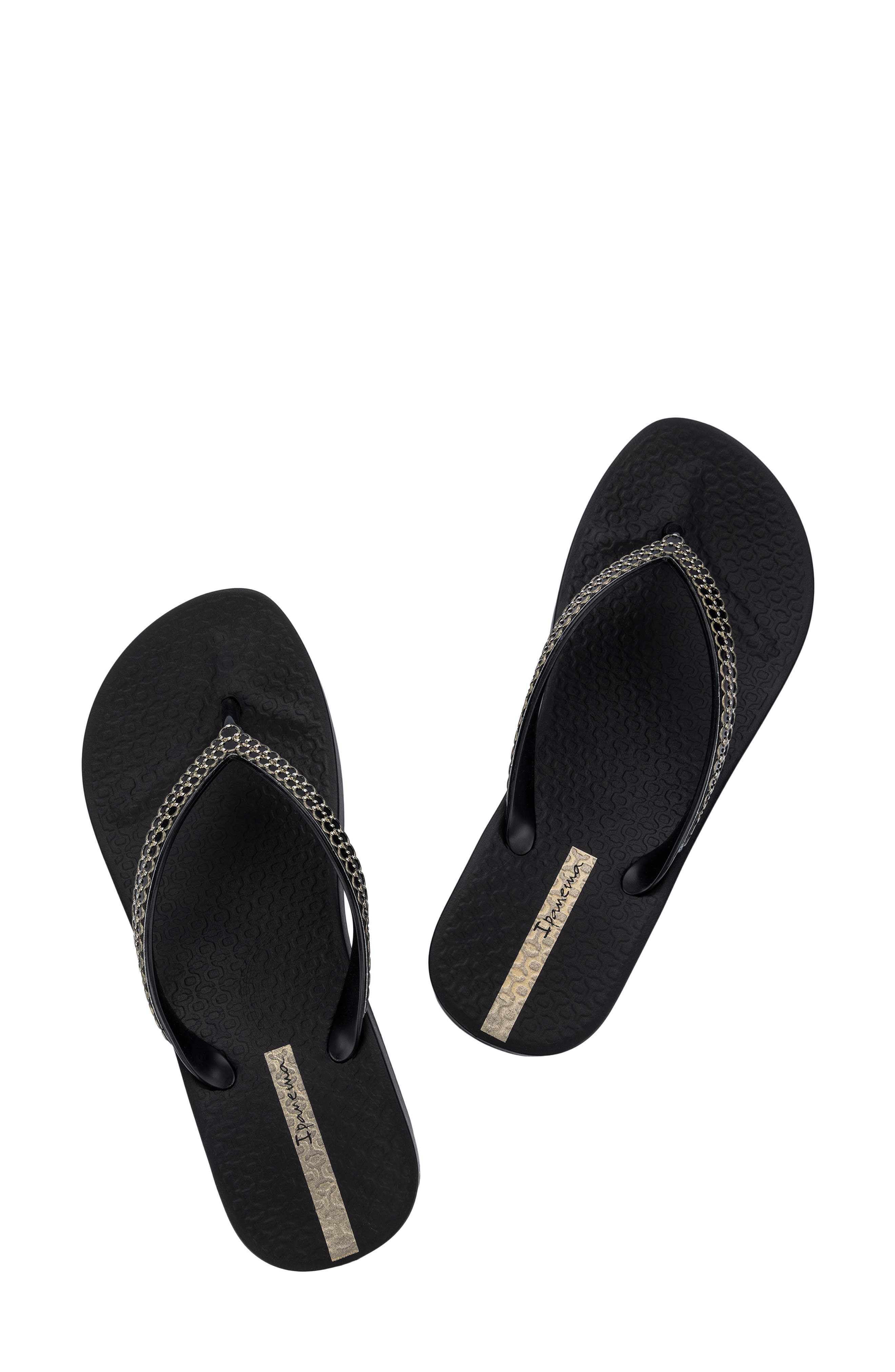 Ipanema Mesh XI Platform Flip Flop, Alternate, color, Black/ Black/ Gold
