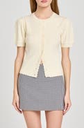WAYF Sandra Cable Short Sleeve Cardigan
