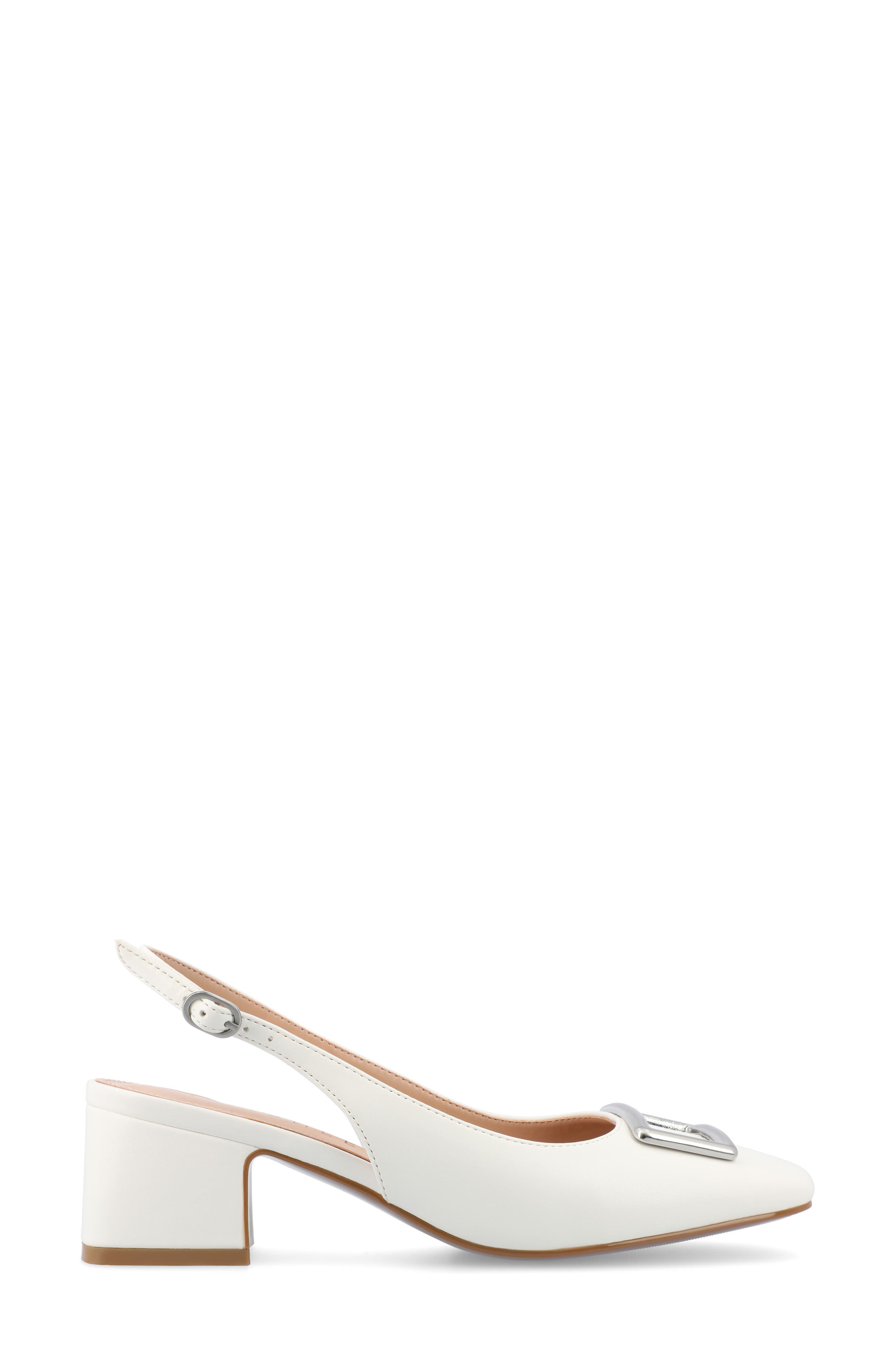 Everlee Slingback Pump, Alternate, color, WHITE