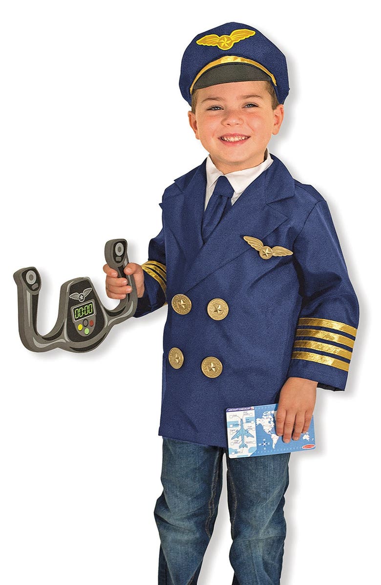 Melissa & Doug Pilot Role Play Set, Main, color, 
