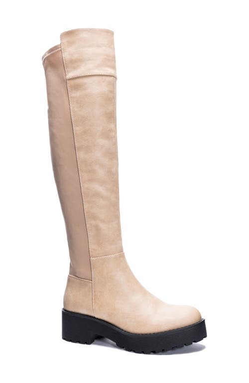 Dirty Laundry Manifest Over the Knee Boot in Natural  product
