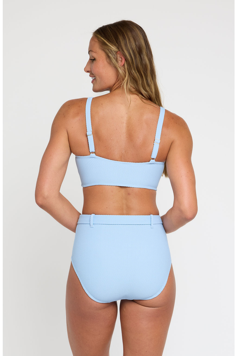 Lucia Belted High Waist Swim Bottom, Alternate, color, Powder Blue
