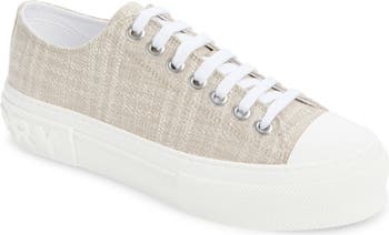 【BURBERRY】JACK CHECK SNEAKERS Burberry Men's Jack Check Cotton Low-Top Sneakers | Neiman