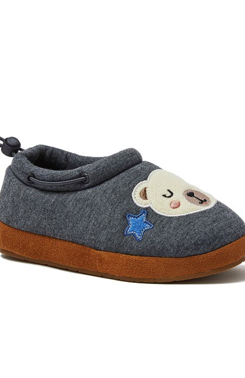 Kids Sweet Dreams Adjustable Toggle Fleece Lined Slippers