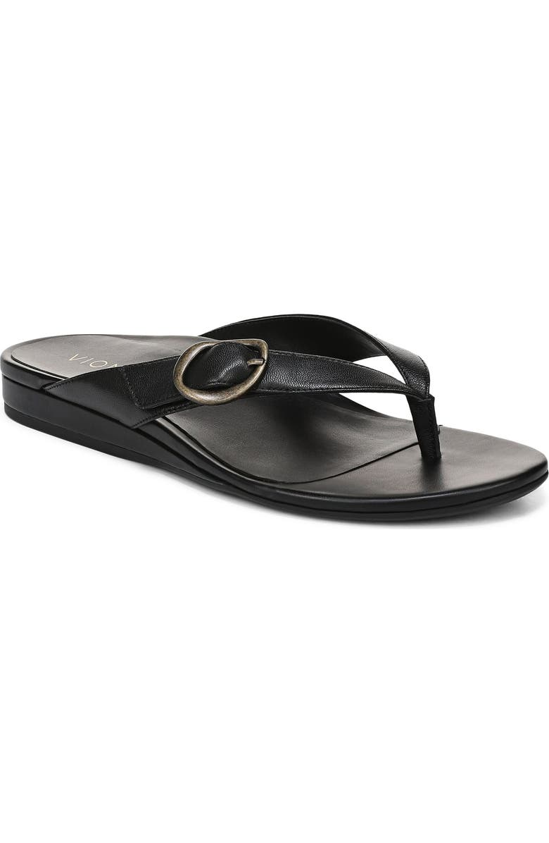 Vionic Grove Flip Flop, Main, color, Black
