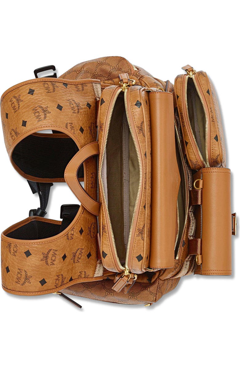 MCM Aren Multi-Backpack in Visetos, Alternate, color,