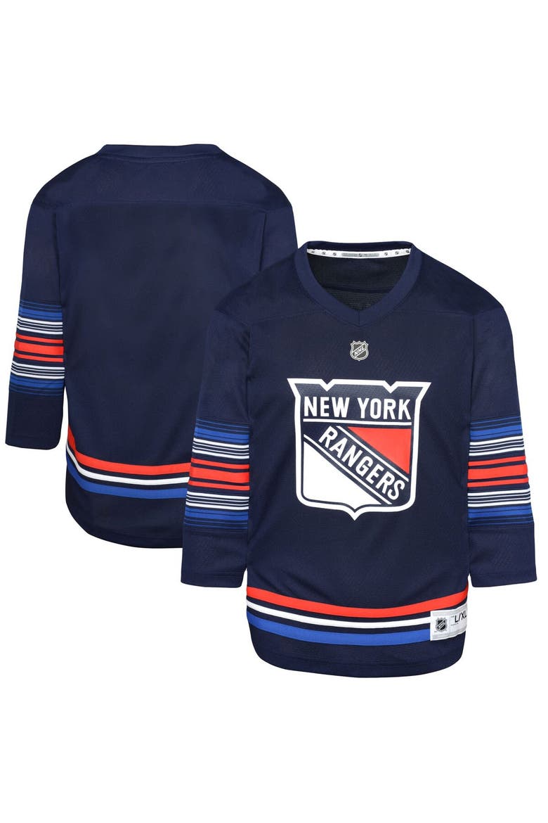 Youth  Navy New York Rangers Alternate Replica Jersey, Main, color, Navy