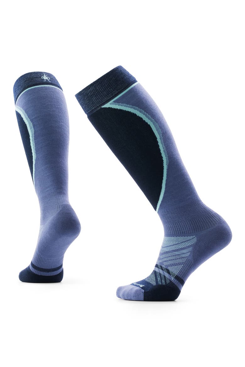 Ski Targeted Cushioned Knee High Socks, Main, color, NIGHTFALL BLUE