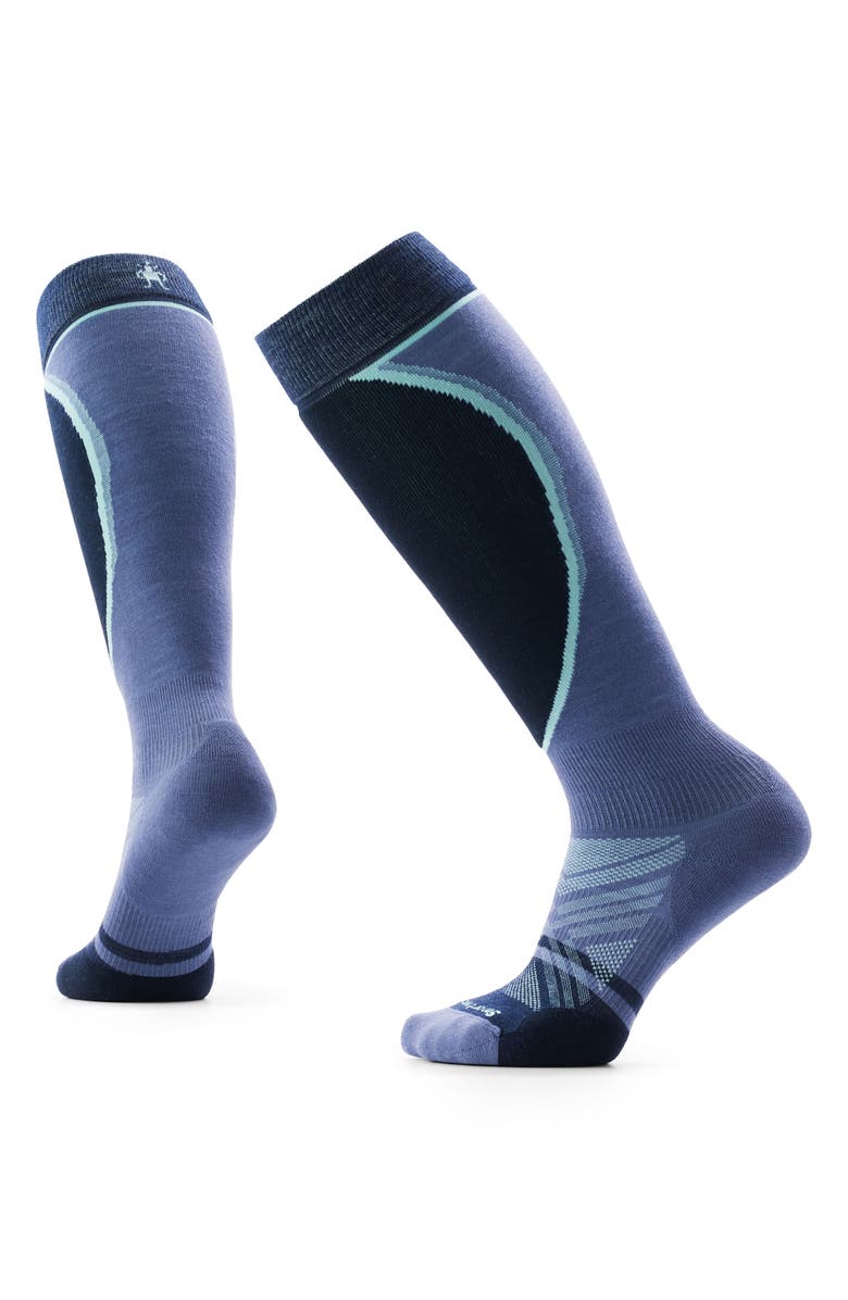 Smartwool Ski Targeted Cushioned Knee High Socks, Main, color, Nightfall Blue