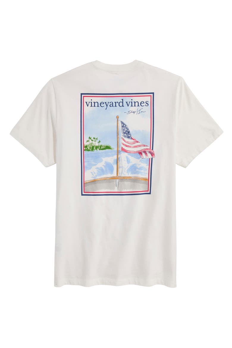 Chasing Summer Graphic Pocket T-Shirt, Alternate, color, MARSHMALLOW