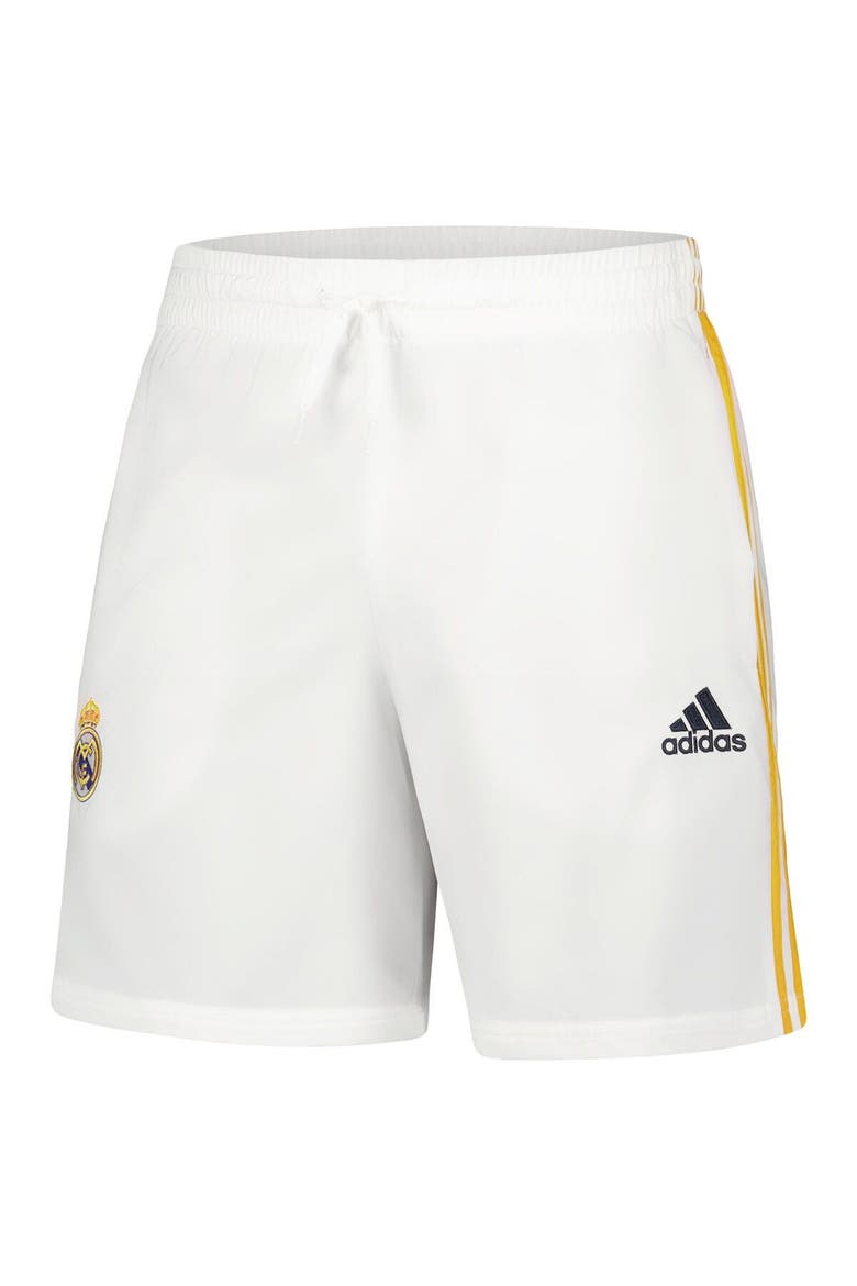 Men's adidas  White Real Madrid DNA Shorts, Alternate, color, White