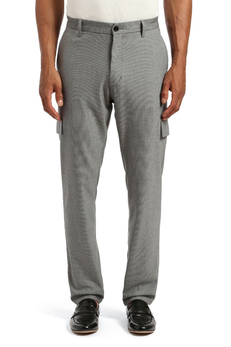 Verona Smart Straight Leg Cargo Chinos, Main, color, GREY SMART SPORTY