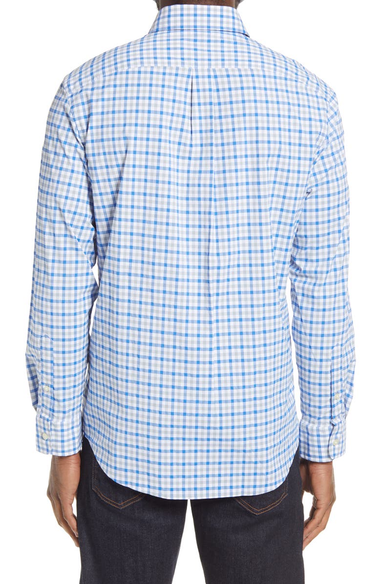 vineyard vines Grouper Classic Fit Plaid Button-Down Performance Shirt, Alternate, color, 