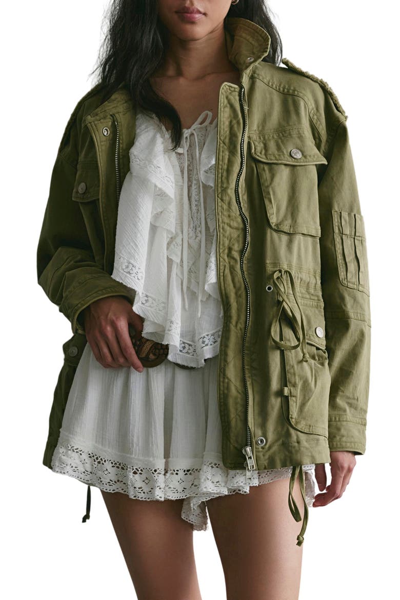 Marlo Surplus Jacket, Main, color, OLIVINE