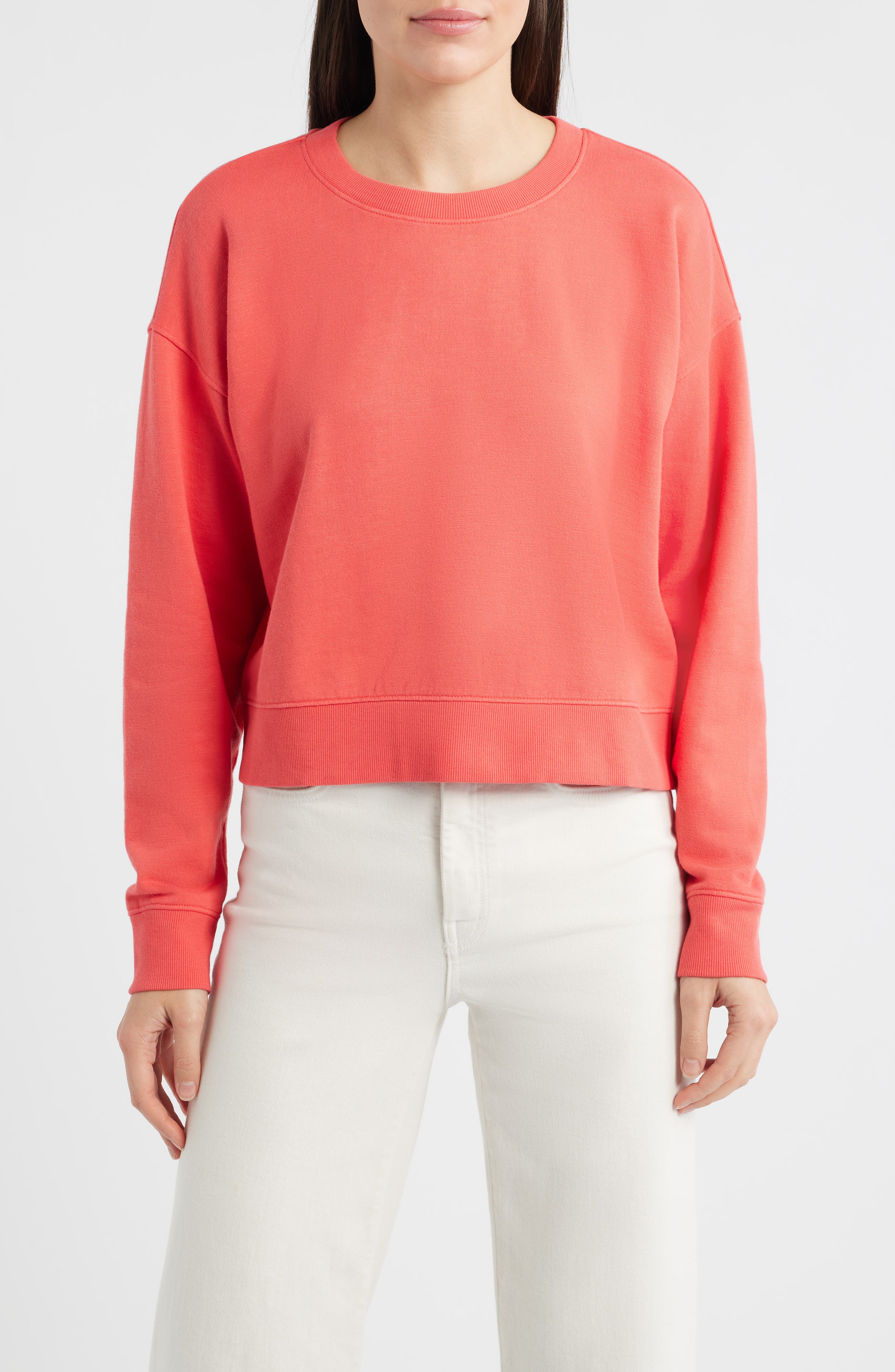 Organic Cotton Crop Sweatshirt
