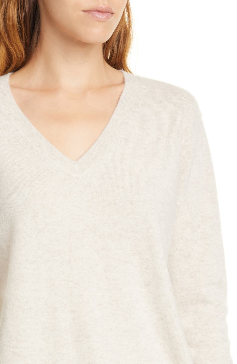 Vince Weekend V-Neck Cashmere Sweater, Alternate, color,