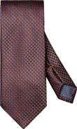 Eton Micro Geometric Woven Silk Tie