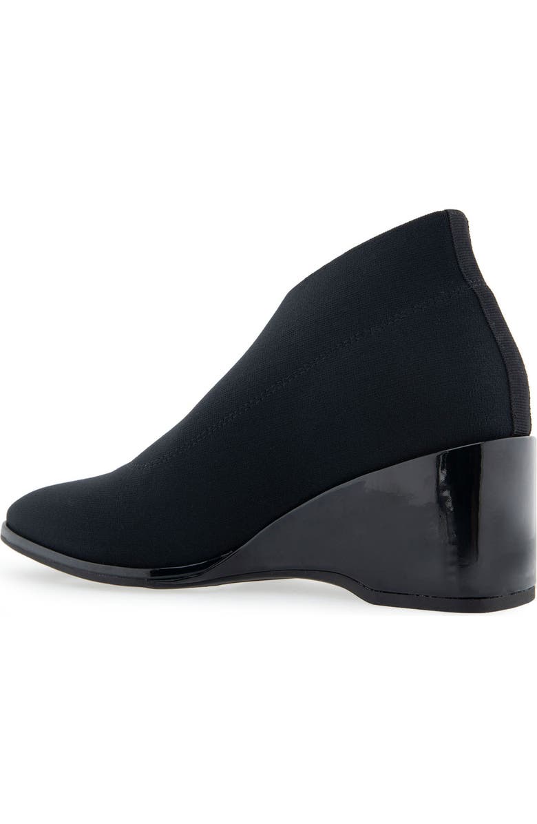 Aerosoles Anini Wedge Slip-On Bootie, Alternate, color, Black Elastic