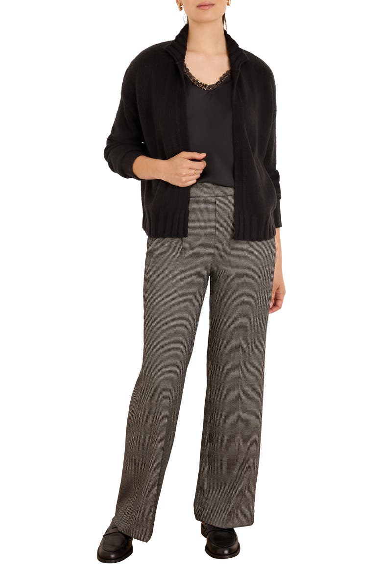 Tremont Wide Leg Tweed Pants, Alternate, color, BLACK MULTI