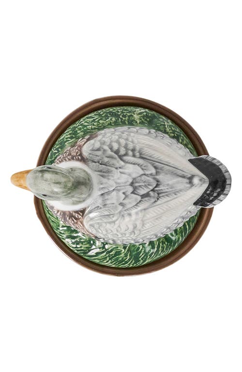 Juliska Forest Walk Duck Bowl With Lid In Brown