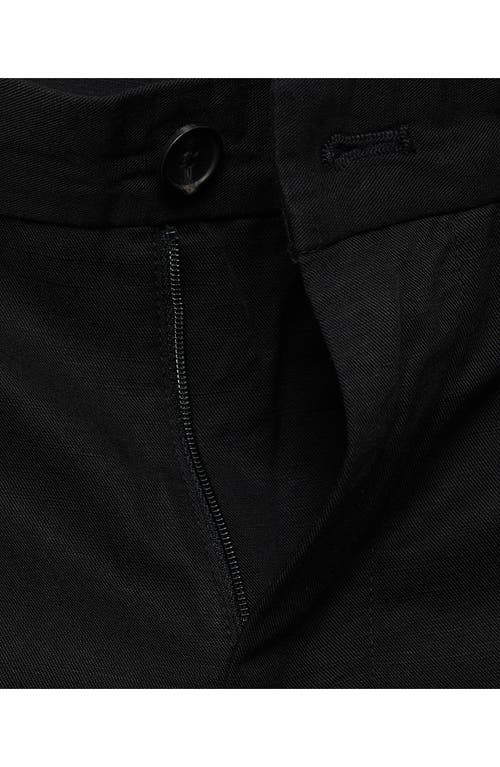 Mango Elastic Waist Shorts In Black