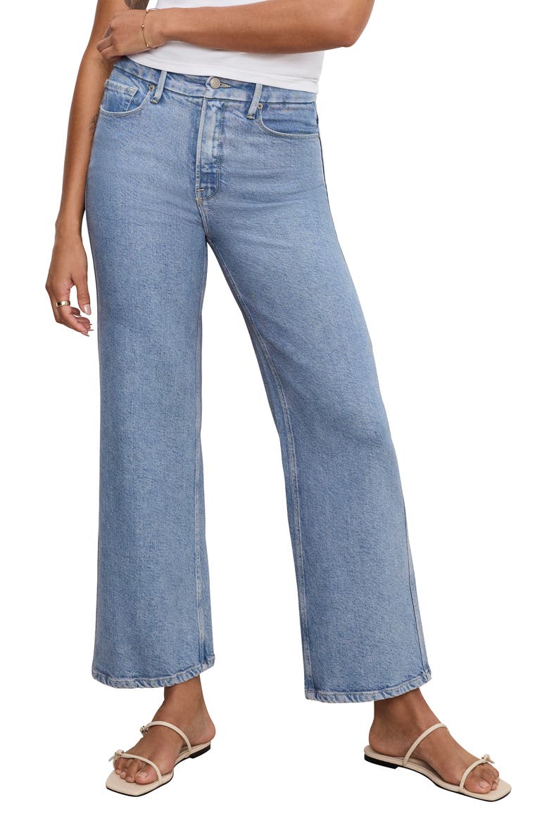 Soft Tech Good Skate Crop Wide Leg Jeans, Main, color, INDIGO860