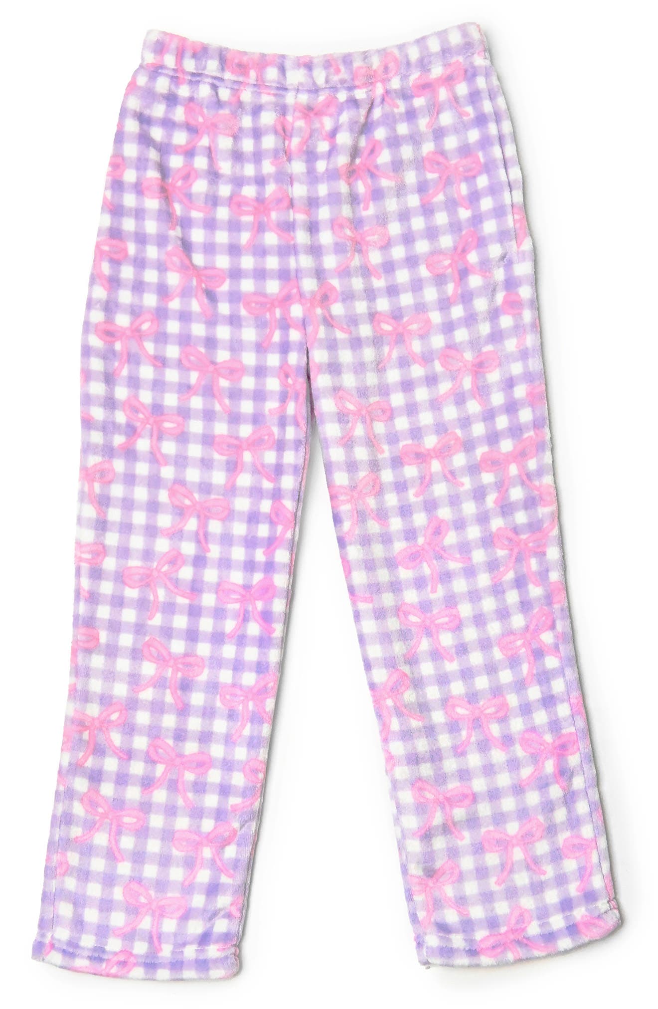 Kids' Bow Print Fleece Pajama Pants