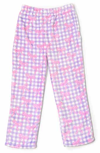Kids' Bow Print Fleece Pajama Pants