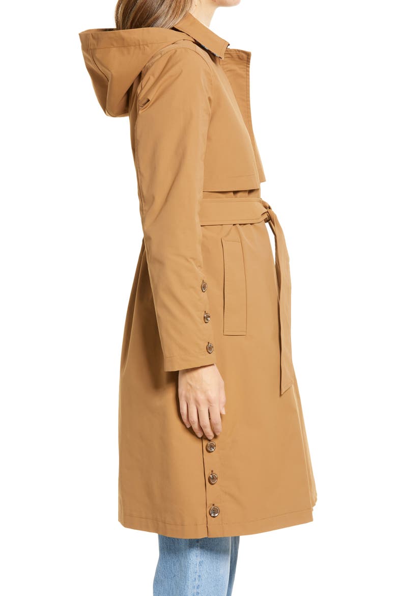 Water Repellent Trench Coat, Alternate, color, SAND