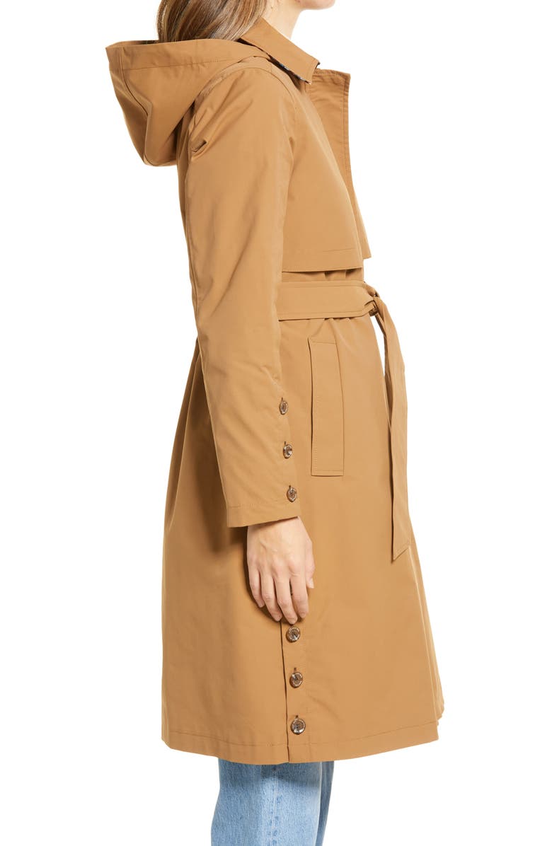 Sam Edelman Water Repellent Trench Coat, Alternate, color,