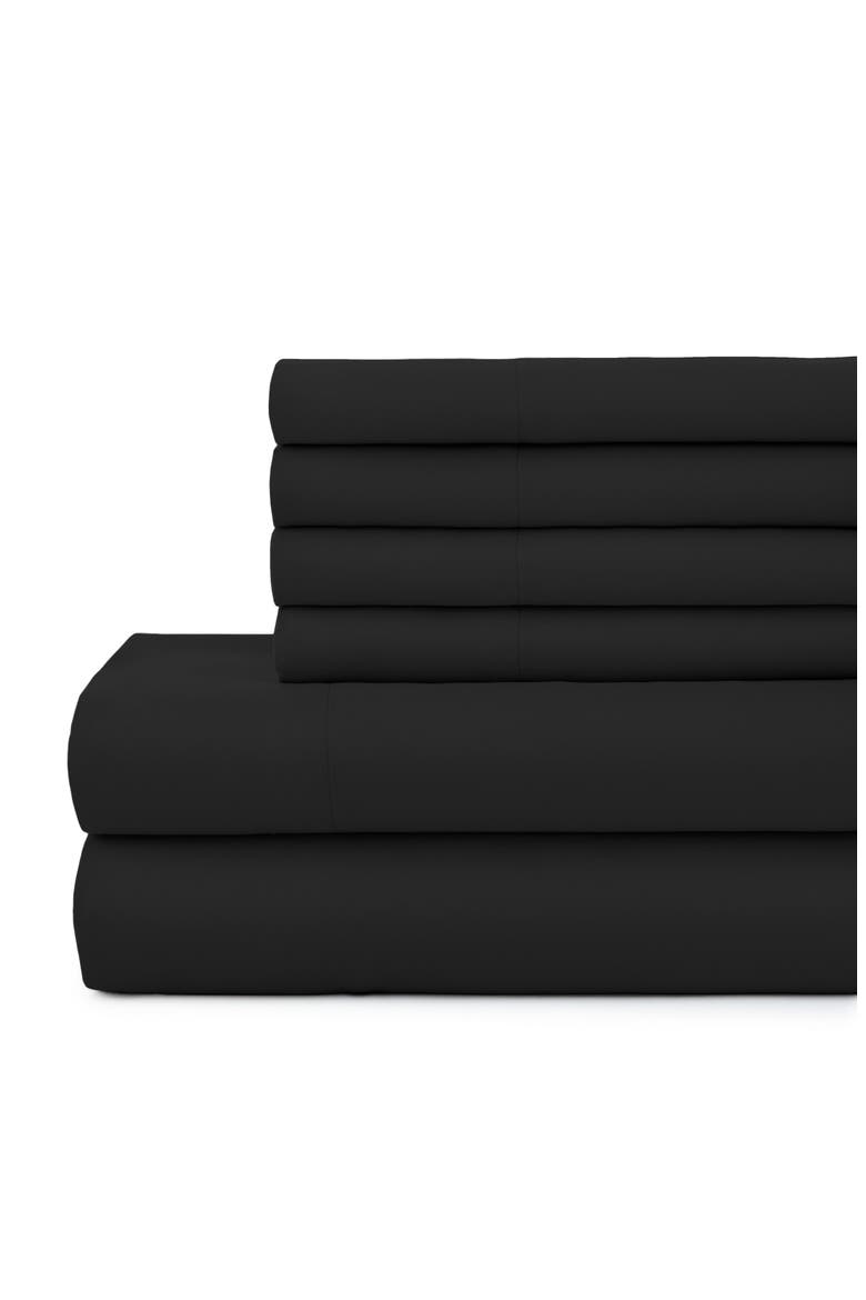 Vilano Springs Extra Deep Pocket Sheet Set, Main, color, BLACK