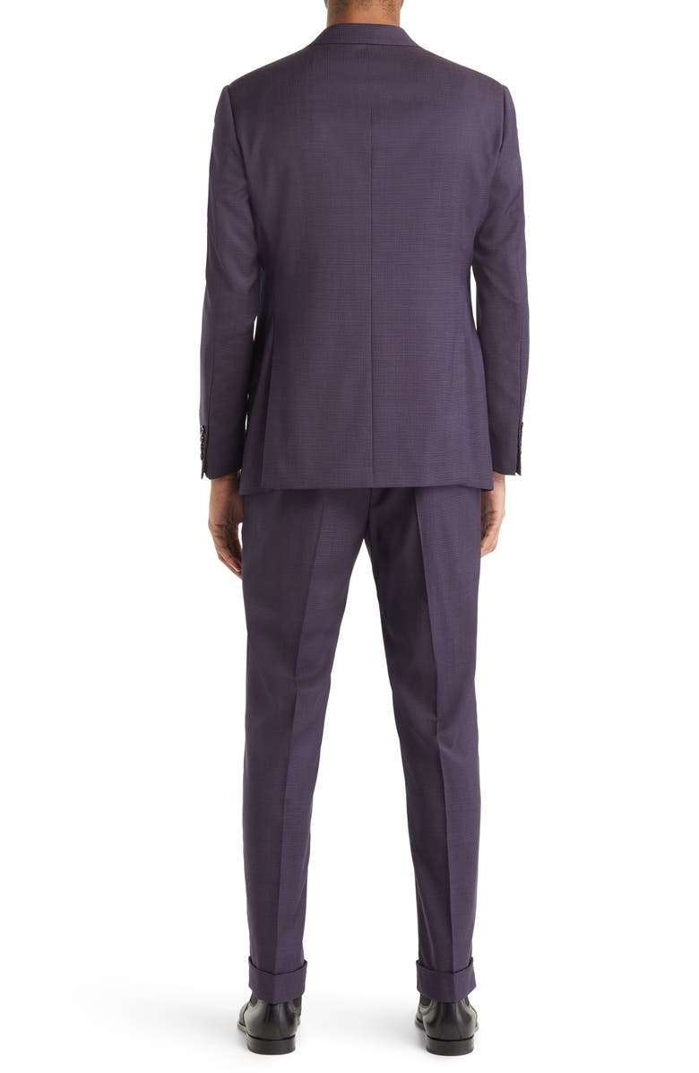 Emporio Armani G Line Micropattern Stretch Wool Suit, Alternate, color, 