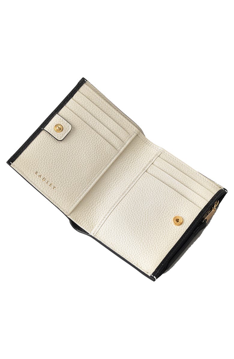 Radley Floral Street Leather Wallet, Alternate, color, Black