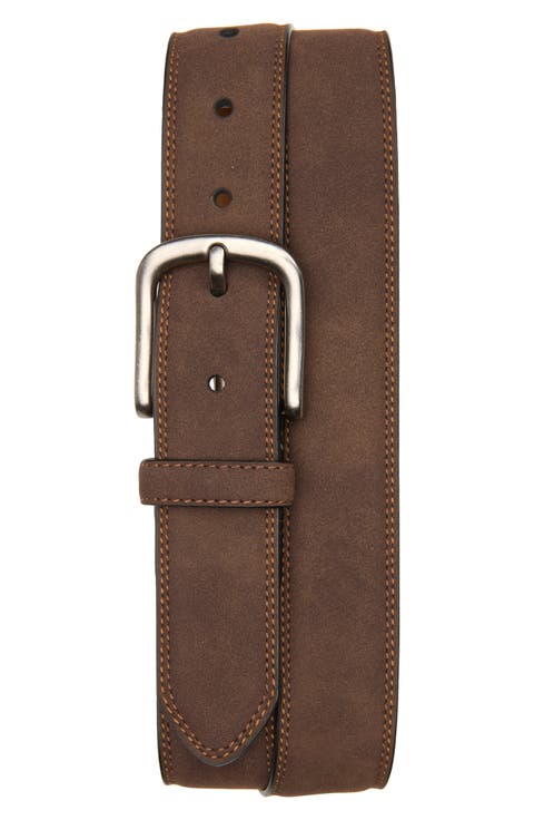 Derby Faux Suede Belt