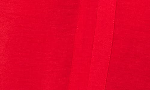 Cece Ruffle Neck Raglan Seam Split Neck Blouse