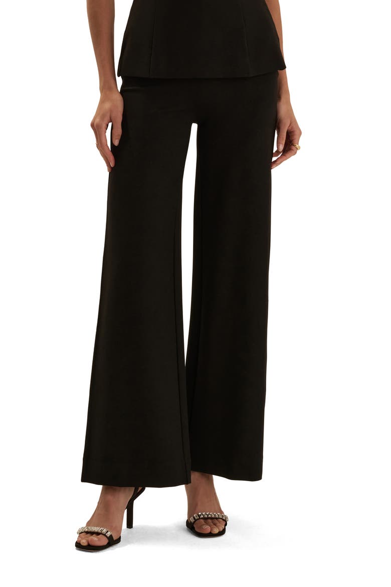 The Almost Yours Wide Leg Pants, Main, color, BLACK