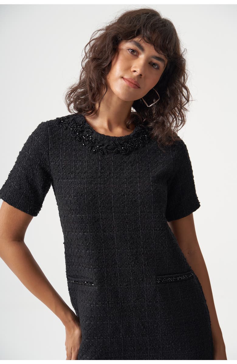 Mizalle Tvit Stone Dress, Alternate, color, Black