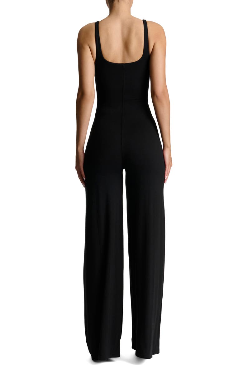 Naked Wardrobe Sculpt Wide Leg Tank Jumpsuit, Alternate, color,