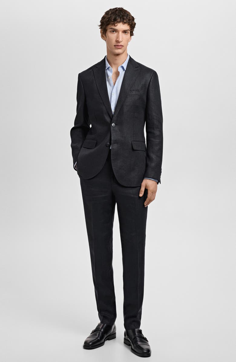 MANGO Slim Fit Suit Pants, Alternate, color, 