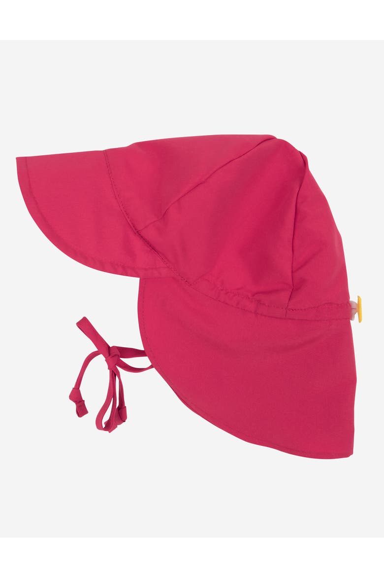Flap Swim Hat, UPF 50+ Sun Protection, Alternate, color, Hot Pink