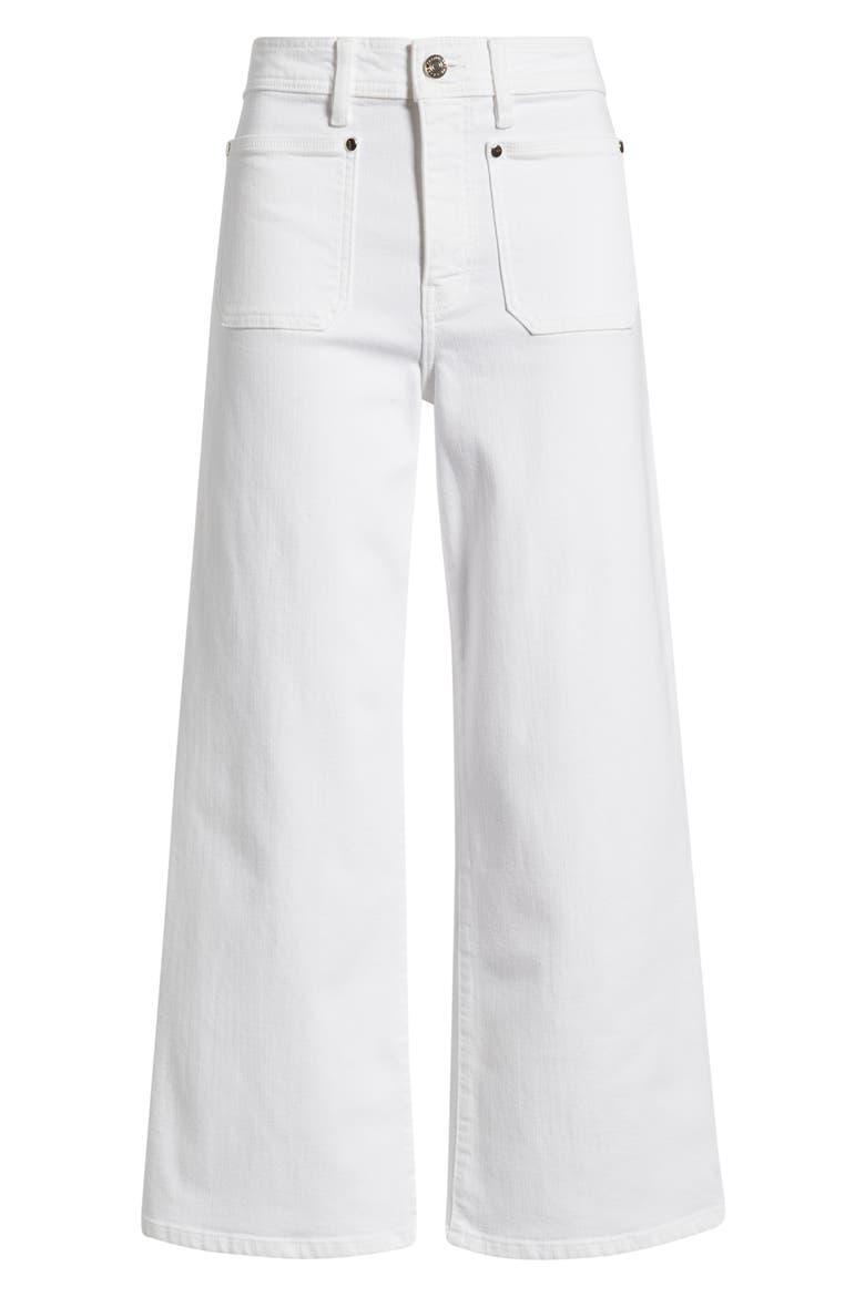Le Slim Palazzo Patch Pocket High Waist Ankle Wide Leg Jeans, Alternate, color, AU NATURAL CLEAN