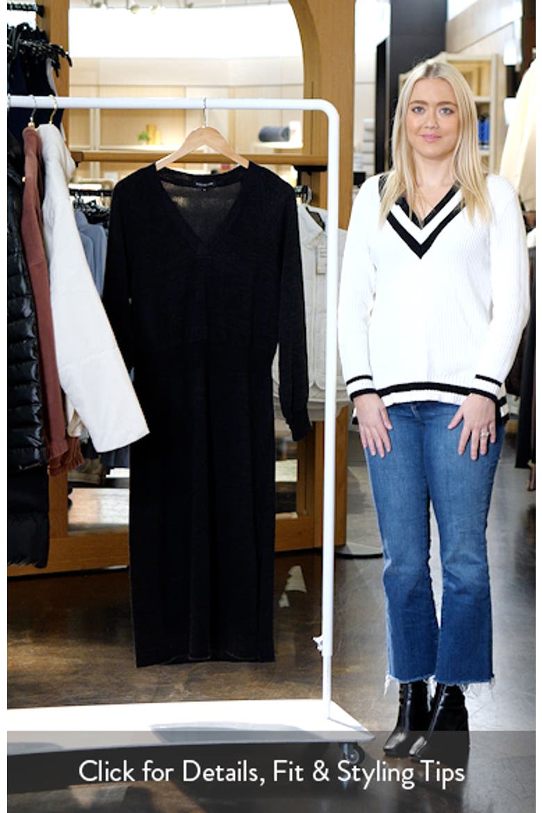 Long Sleeve Sweater Dress video
