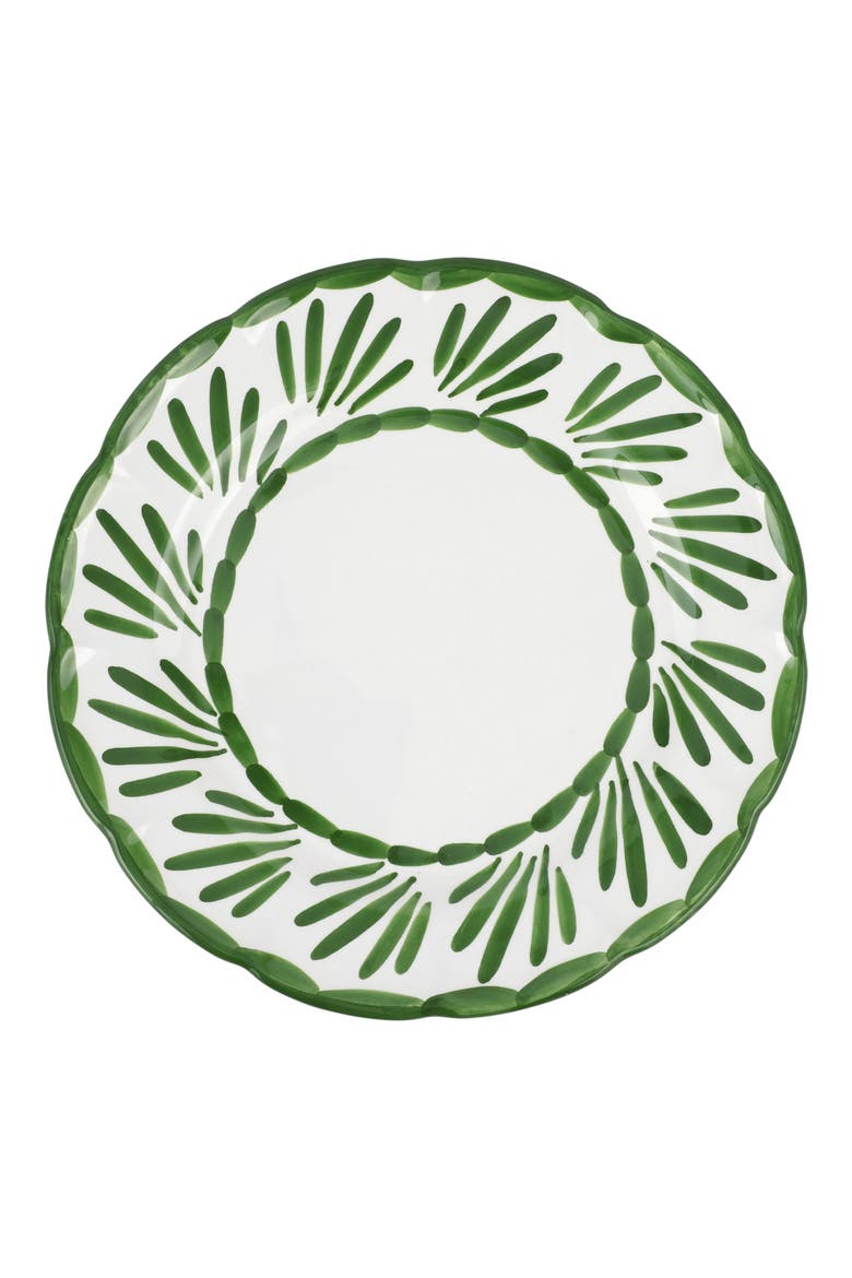 Arezzo Green Dinner Plate, Main, color, GREEN