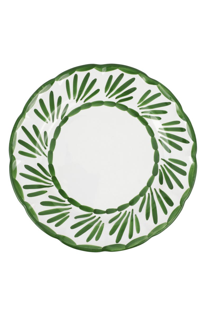 VIETRI Arezzo Green Dinner Plate, Main, color, Green