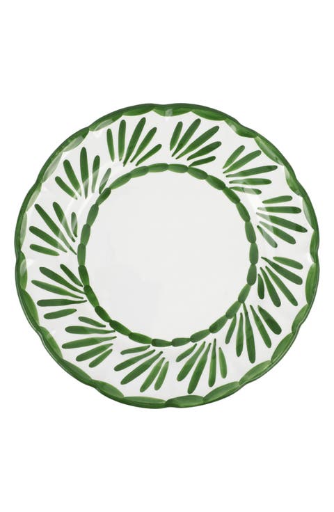 Arezzo Green Dinner Plate