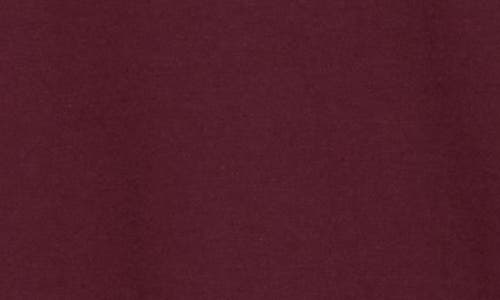 Calvin Klein Standard Logo Cotton Crewneck T-shirt In Burgundy