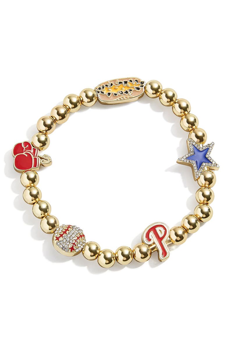 Philadelphia Phillies Localized Pisa Bracelet, Main, color, Gold